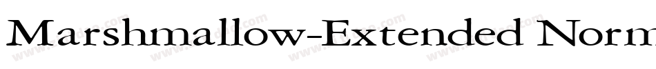 Marshmallow-Extended Normal字体转换